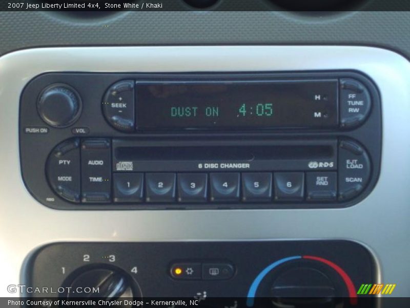 Stone White / Khaki 2007 Jeep Liberty Limited 4x4