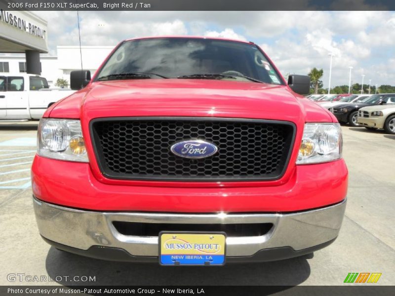Bright Red / Tan 2006 Ford F150 XLT SuperCab
