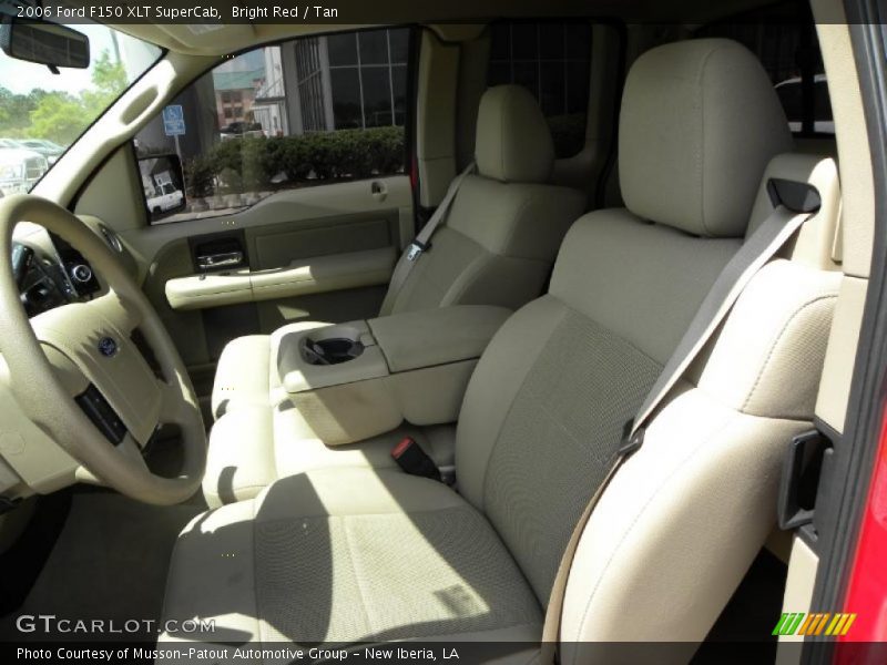 Bright Red / Tan 2006 Ford F150 XLT SuperCab