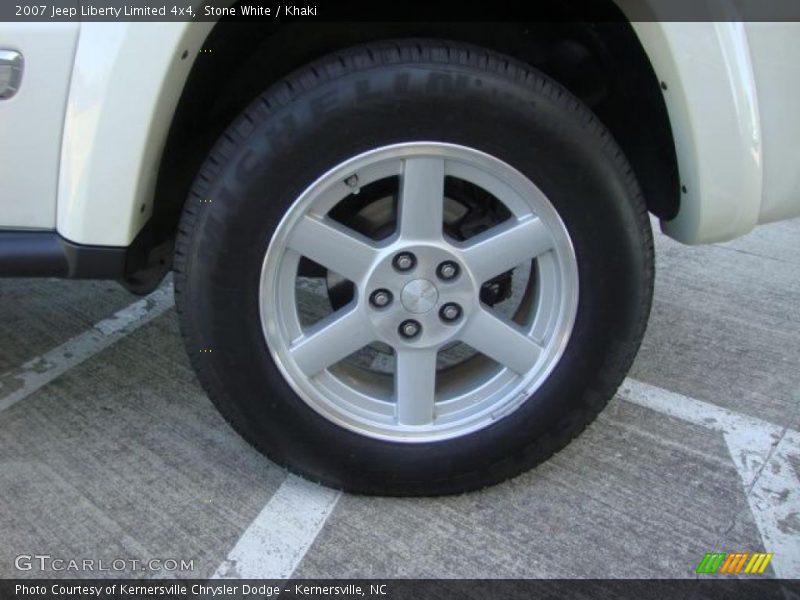 Stone White / Khaki 2007 Jeep Liberty Limited 4x4