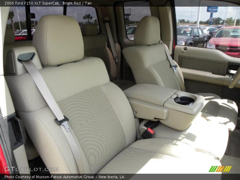 Bright Red / Tan 2006 Ford F150 XLT SuperCab