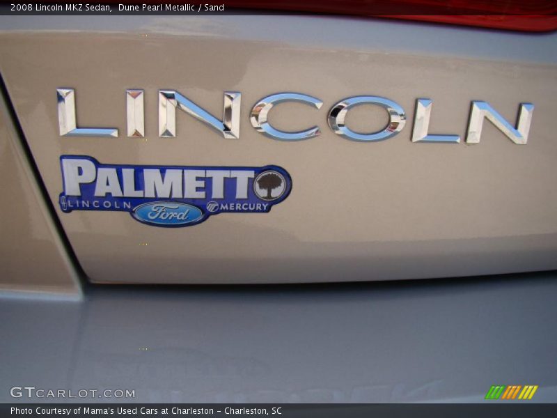 Dune Pearl Metallic / Sand 2008 Lincoln MKZ Sedan