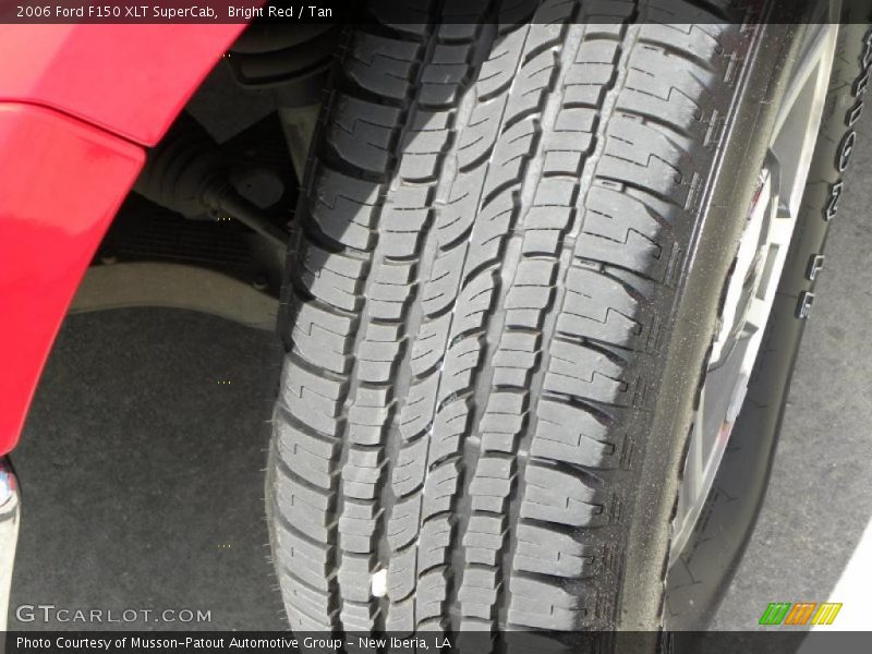 Bright Red / Tan 2006 Ford F150 XLT SuperCab