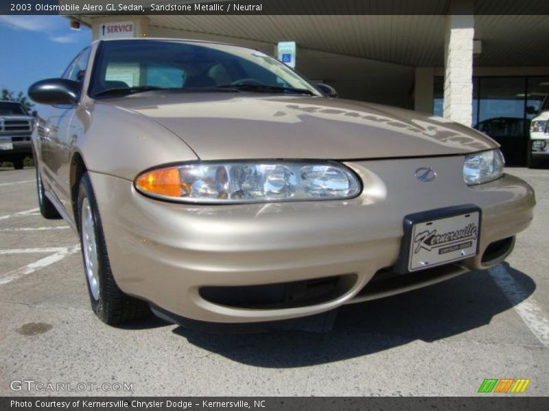 Sandstone Metallic / Neutral 2003 Oldsmobile Alero GL Sedan