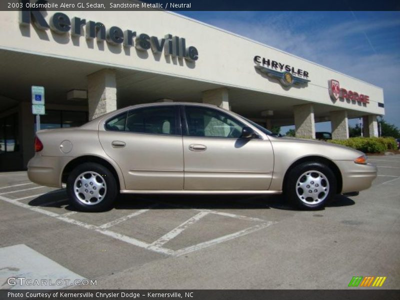Sandstone Metallic / Neutral 2003 Oldsmobile Alero GL Sedan