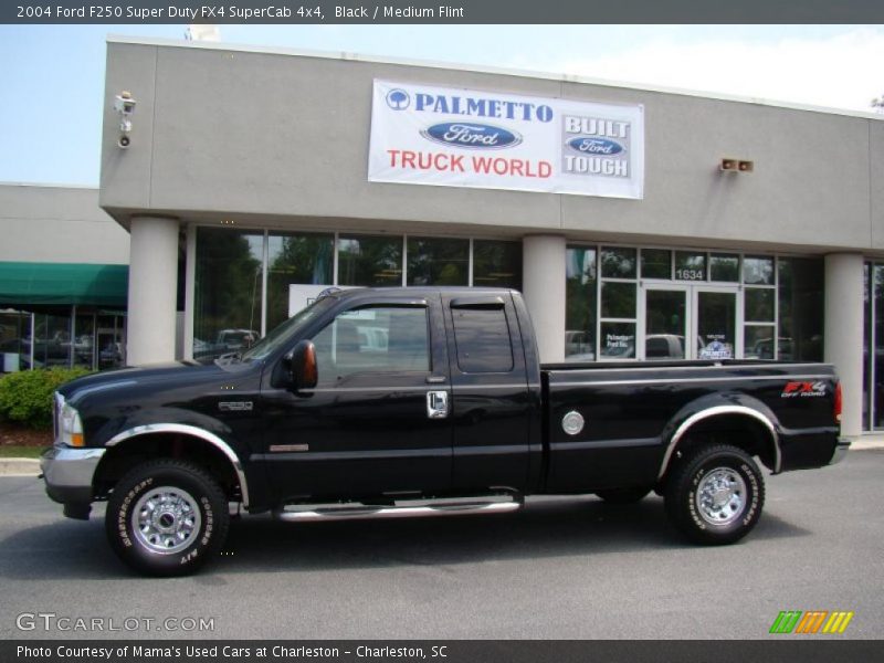 Black / Medium Flint 2004 Ford F250 Super Duty FX4 SuperCab 4x4