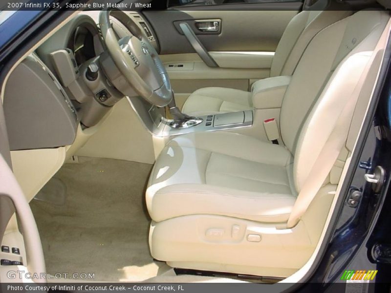 Sapphire Blue Metallic / Wheat 2007 Infiniti FX 35