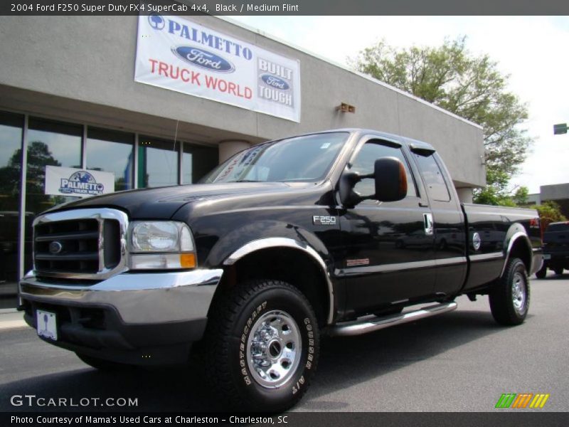 Black / Medium Flint 2004 Ford F250 Super Duty FX4 SuperCab 4x4