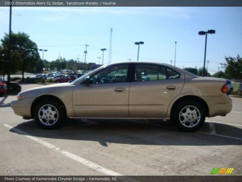 Sandstone Metallic / Neutral 2003 Oldsmobile Alero GL Sedan