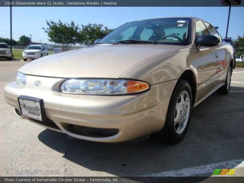 Sandstone Metallic / Neutral 2003 Oldsmobile Alero GL Sedan