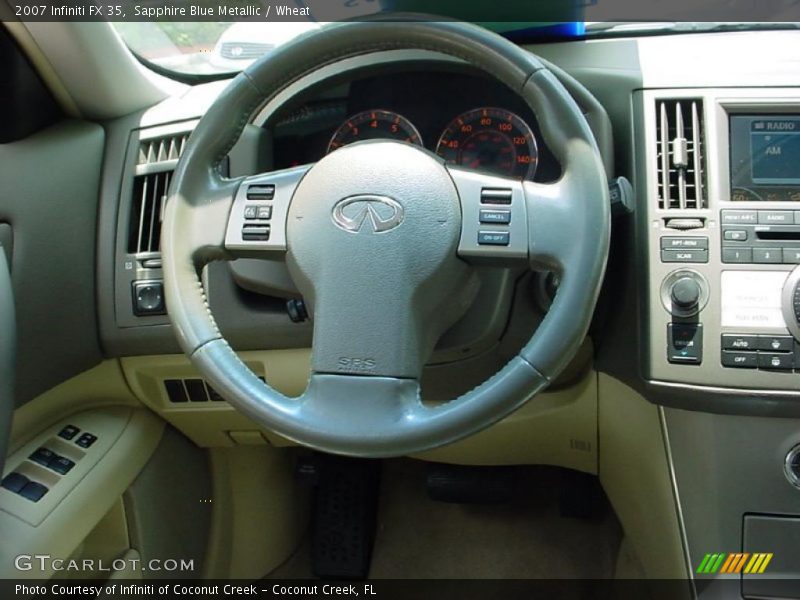 Sapphire Blue Metallic / Wheat 2007 Infiniti FX 35