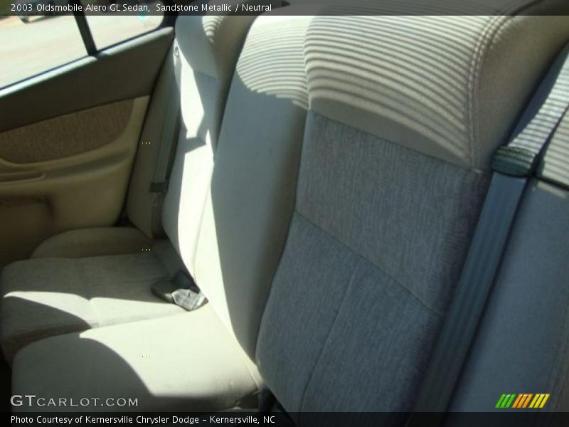 Sandstone Metallic / Neutral 2003 Oldsmobile Alero GL Sedan