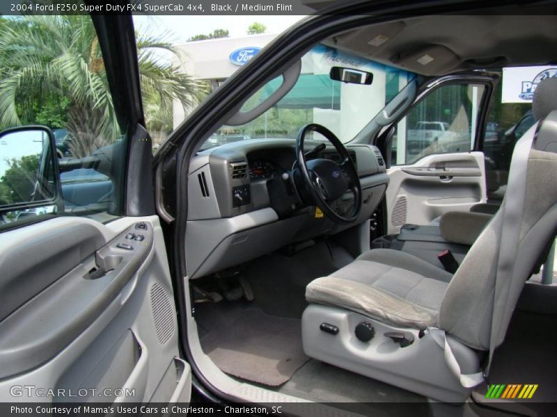 Black / Medium Flint 2004 Ford F250 Super Duty FX4 SuperCab 4x4