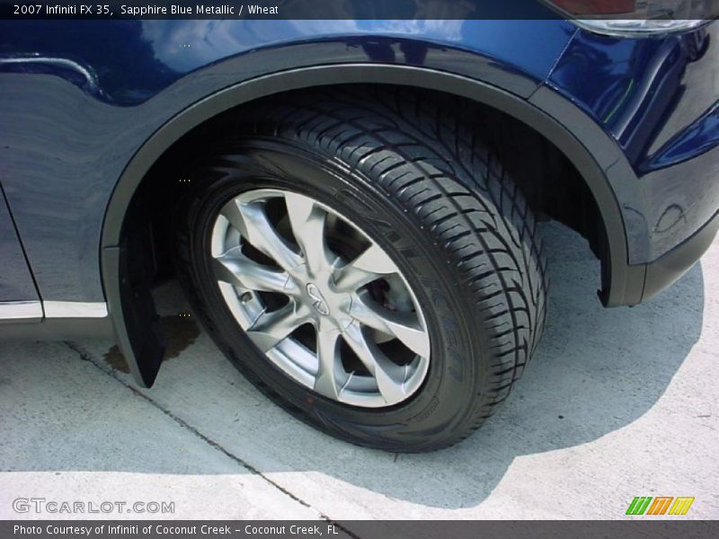 Sapphire Blue Metallic / Wheat 2007 Infiniti FX 35