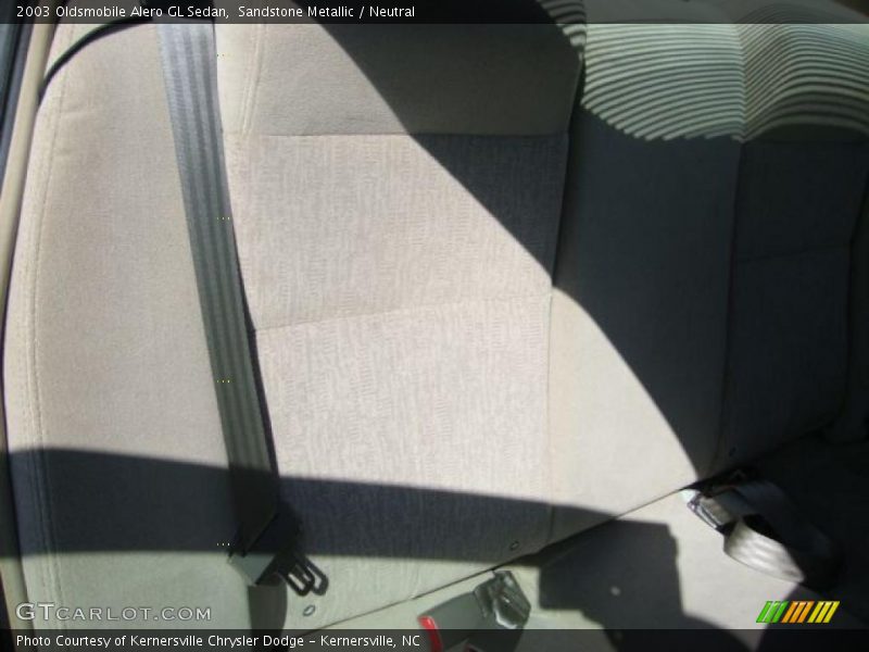 Sandstone Metallic / Neutral 2003 Oldsmobile Alero GL Sedan