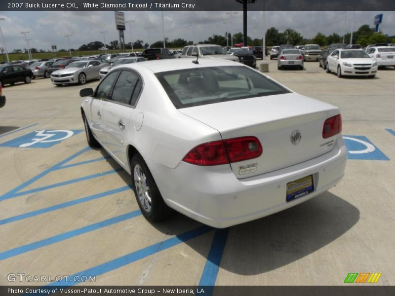 White Diamond Tricoat / Titanium Gray 2007 Buick Lucerne CXL