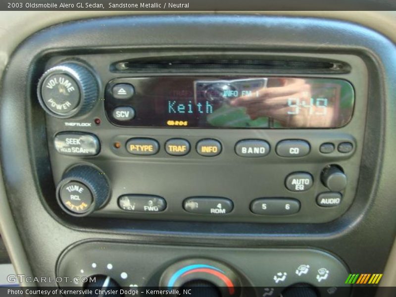 Sandstone Metallic / Neutral 2003 Oldsmobile Alero GL Sedan