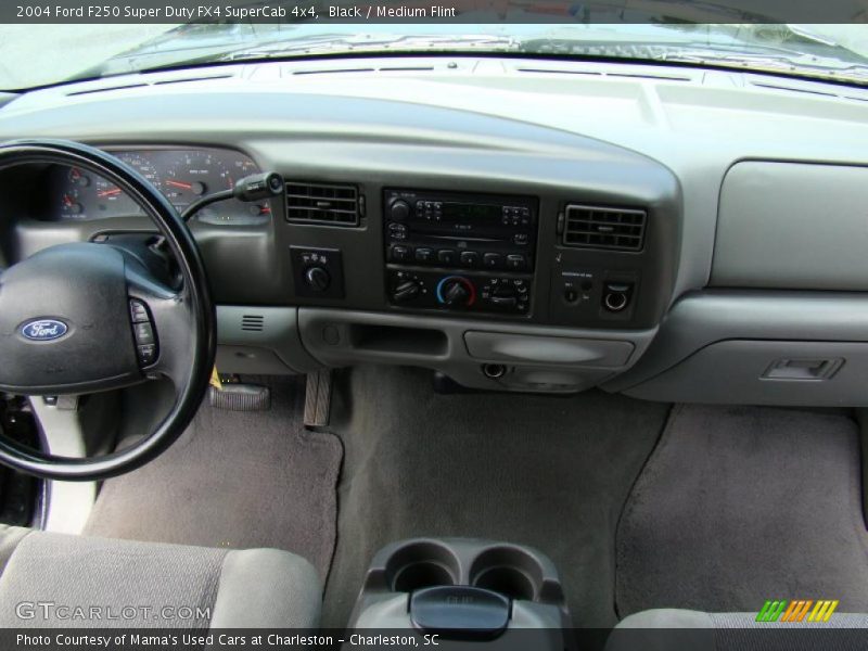 Black / Medium Flint 2004 Ford F250 Super Duty FX4 SuperCab 4x4