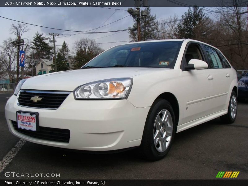 White / Cashmere Beige 2007 Chevrolet Malibu Maxx LT Wagon