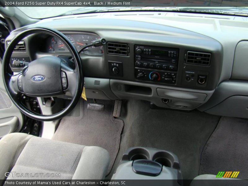 Black / Medium Flint 2004 Ford F250 Super Duty FX4 SuperCab 4x4