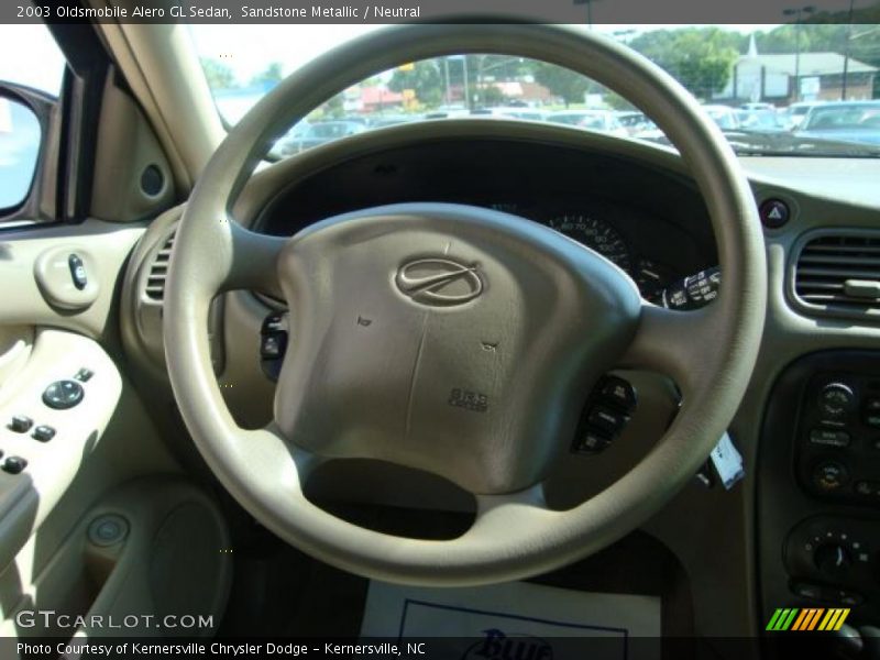 Sandstone Metallic / Neutral 2003 Oldsmobile Alero GL Sedan