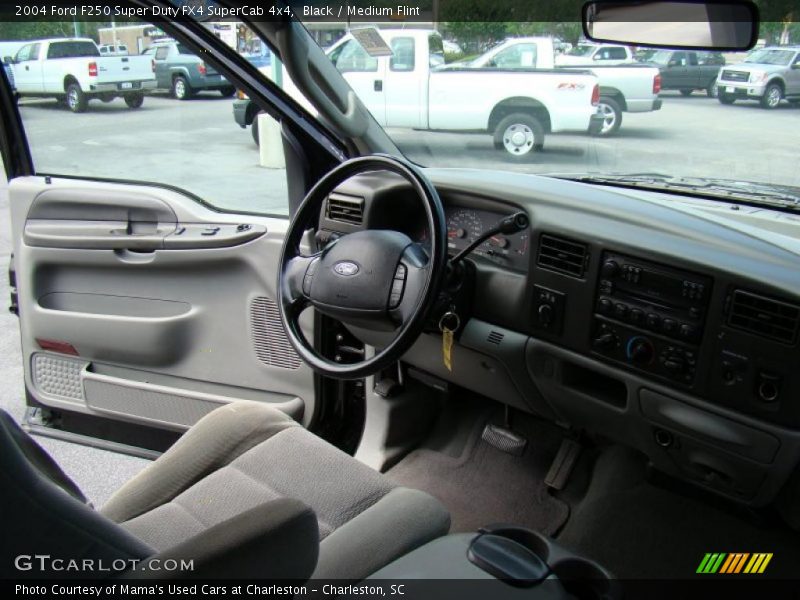 Black / Medium Flint 2004 Ford F250 Super Duty FX4 SuperCab 4x4