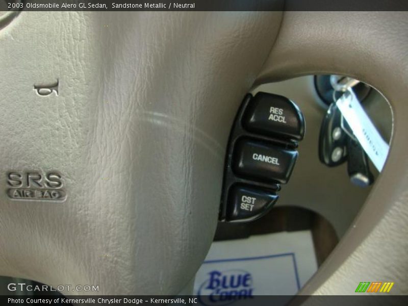 Sandstone Metallic / Neutral 2003 Oldsmobile Alero GL Sedan