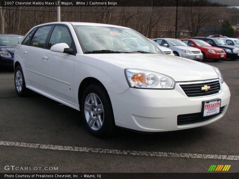 White / Cashmere Beige 2007 Chevrolet Malibu Maxx LT Wagon