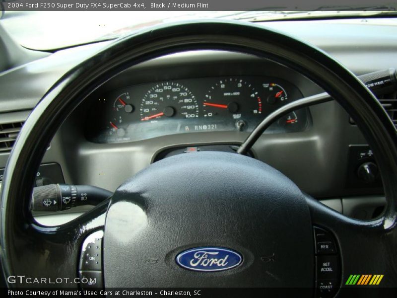 Black / Medium Flint 2004 Ford F250 Super Duty FX4 SuperCab 4x4