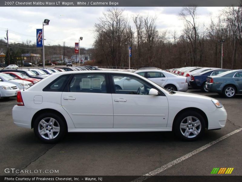 White / Cashmere Beige 2007 Chevrolet Malibu Maxx LT Wagon