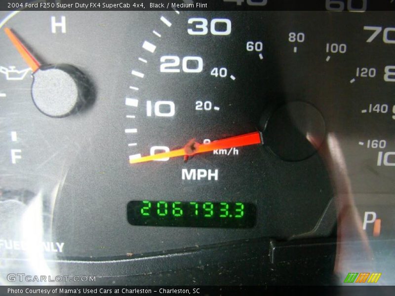 Black / Medium Flint 2004 Ford F250 Super Duty FX4 SuperCab 4x4