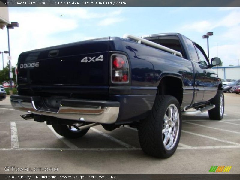 Patriot Blue Pearl / Agate 2001 Dodge Ram 1500 SLT Club Cab 4x4