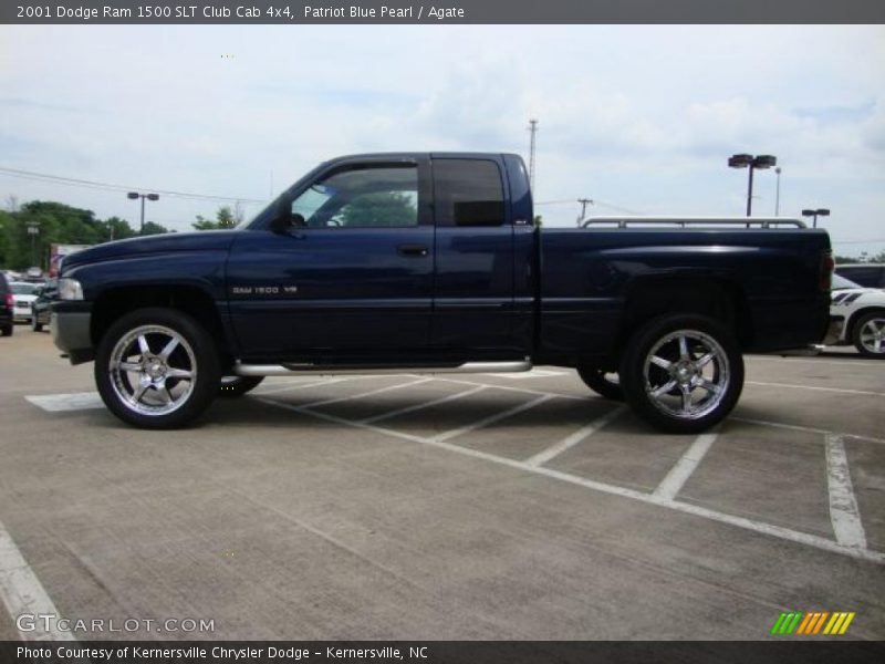 Patriot Blue Pearl / Agate 2001 Dodge Ram 1500 SLT Club Cab 4x4