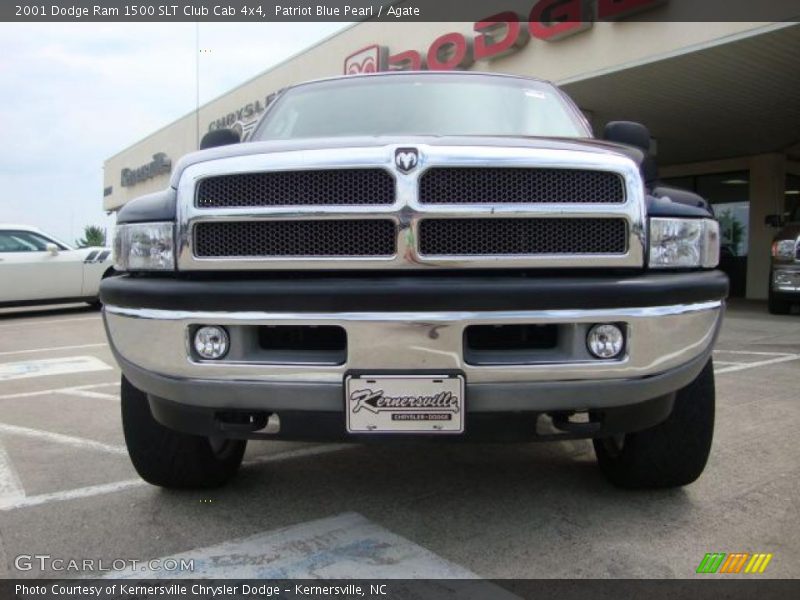 Patriot Blue Pearl / Agate 2001 Dodge Ram 1500 SLT Club Cab 4x4