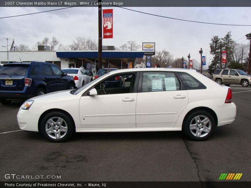 White / Cashmere Beige 2007 Chevrolet Malibu Maxx LT Wagon