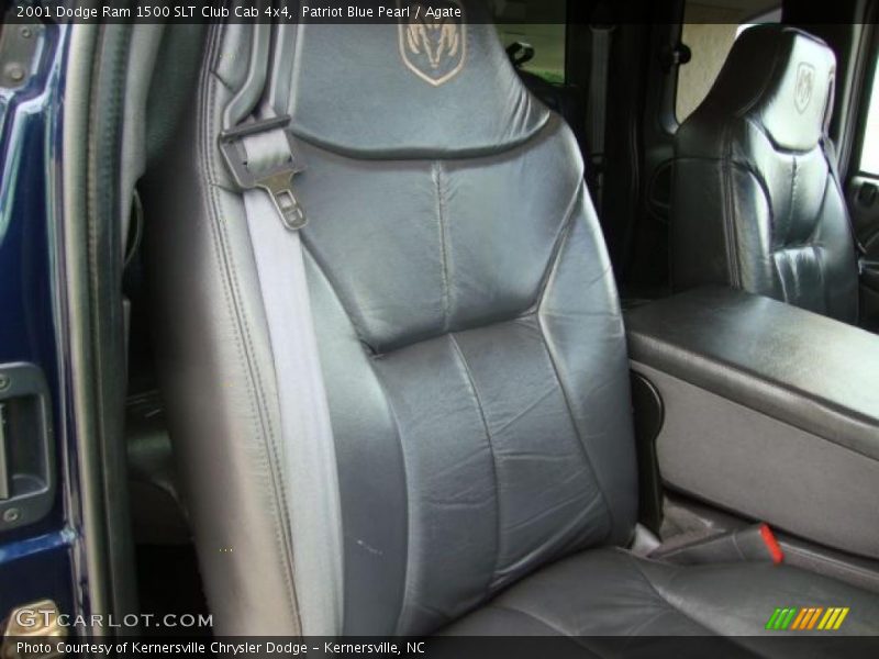 Patriot Blue Pearl / Agate 2001 Dodge Ram 1500 SLT Club Cab 4x4