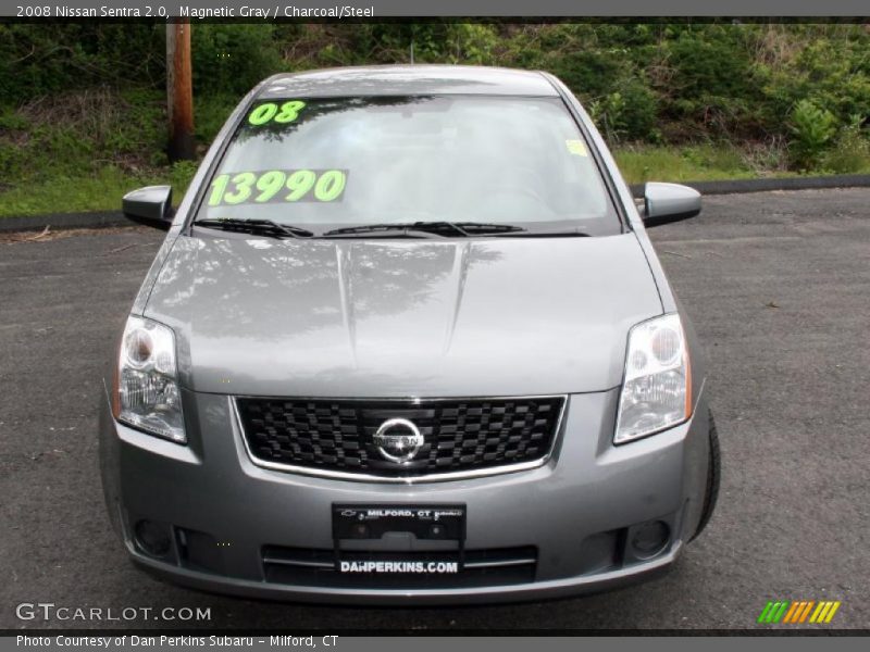 Magnetic Gray / Charcoal/Steel 2008 Nissan Sentra 2.0