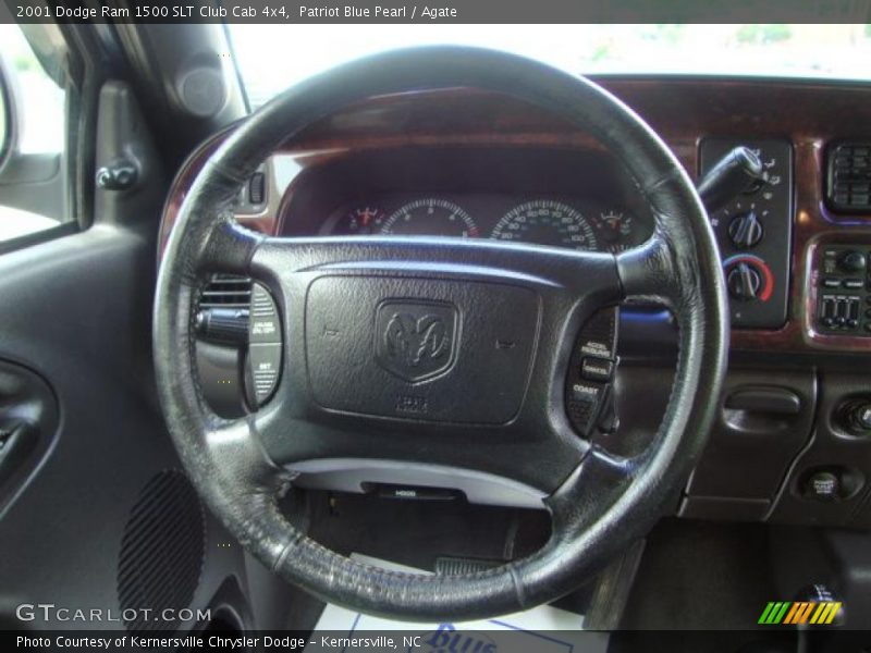 Patriot Blue Pearl / Agate 2001 Dodge Ram 1500 SLT Club Cab 4x4