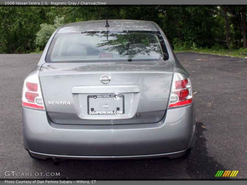 Magnetic Gray / Charcoal/Steel 2008 Nissan Sentra 2.0