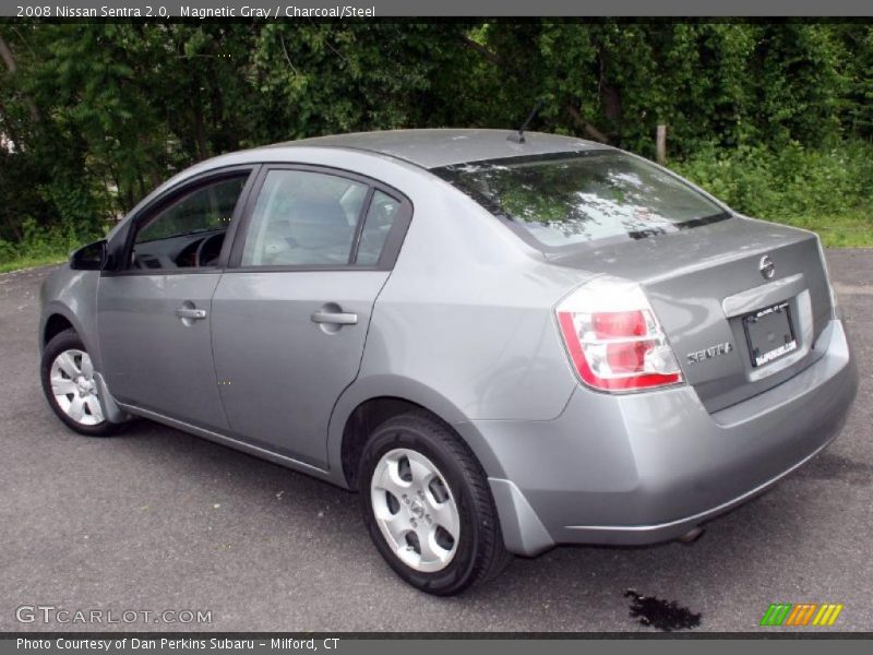 Magnetic Gray / Charcoal/Steel 2008 Nissan Sentra 2.0