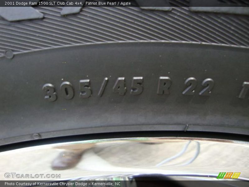 Patriot Blue Pearl / Agate 2001 Dodge Ram 1500 SLT Club Cab 4x4