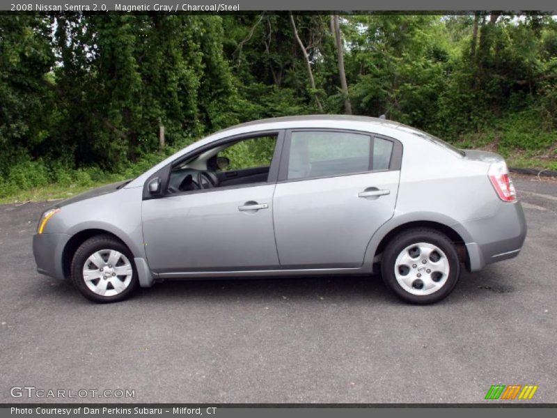 Magnetic Gray / Charcoal/Steel 2008 Nissan Sentra 2.0