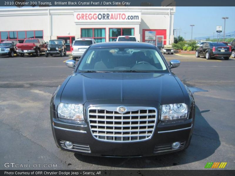 Brilliant Black Crystal Pearl / Dark Slate Gray 2010 Chrysler 300 Touring