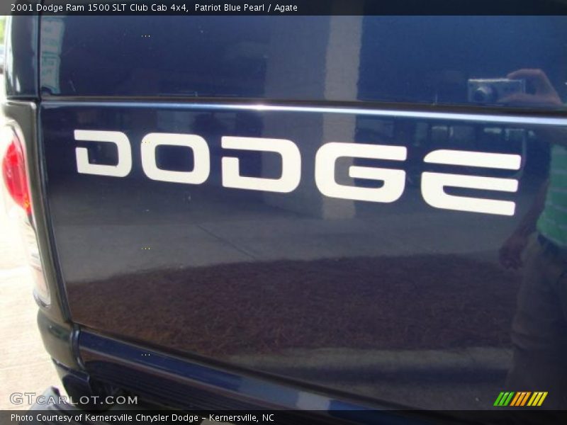 Patriot Blue Pearl / Agate 2001 Dodge Ram 1500 SLT Club Cab 4x4