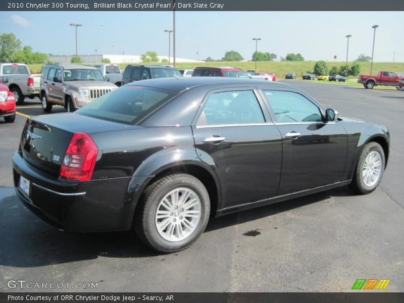 Brilliant Black Crystal Pearl / Dark Slate Gray 2010 Chrysler 300 Touring