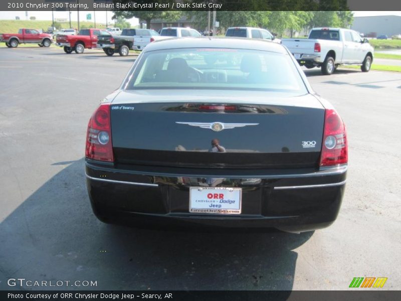 Brilliant Black Crystal Pearl / Dark Slate Gray 2010 Chrysler 300 Touring