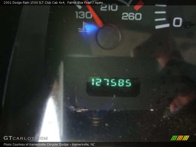 Patriot Blue Pearl / Agate 2001 Dodge Ram 1500 SLT Club Cab 4x4