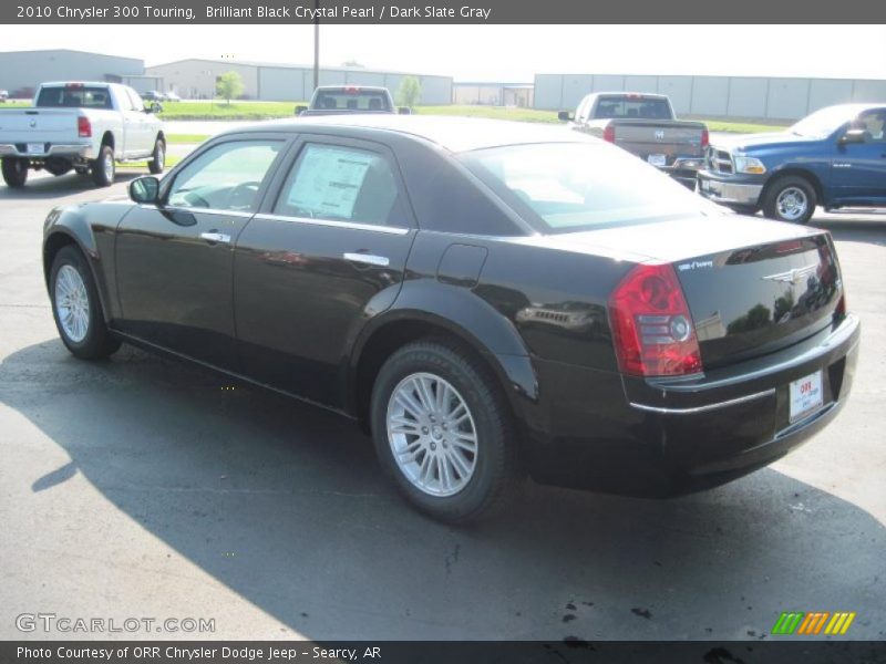 Brilliant Black Crystal Pearl / Dark Slate Gray 2010 Chrysler 300 Touring