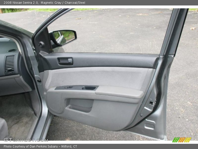 Magnetic Gray / Charcoal/Steel 2008 Nissan Sentra 2.0