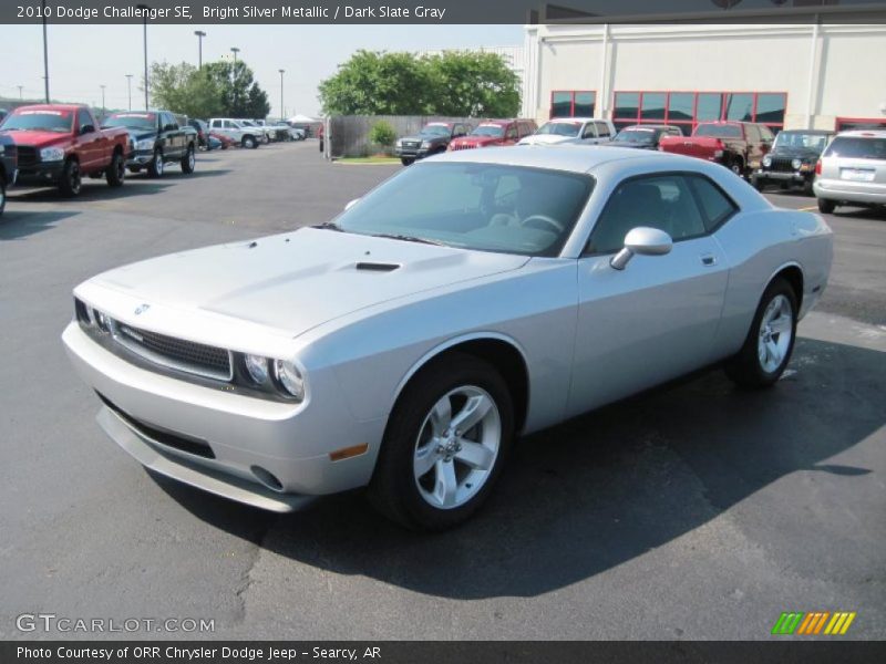 Bright Silver Metallic / Dark Slate Gray 2010 Dodge Challenger SE